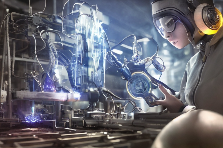 AI Image of a scientist engineer